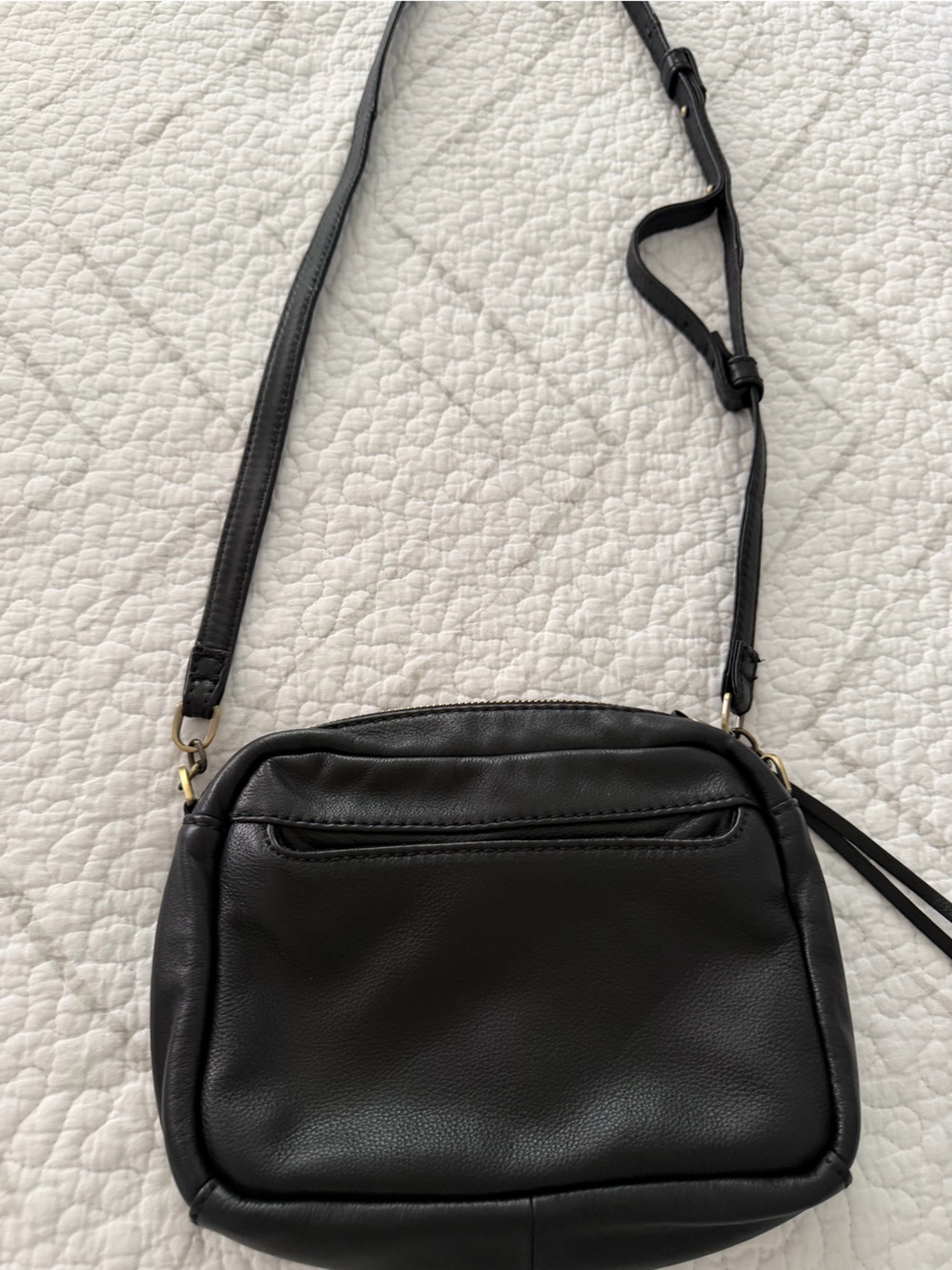 HOBO NWOT Black Leather Crossbody Bag - Women - Picture 3 of 8